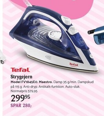 Kop & Kande Tefal strygejern tilbud