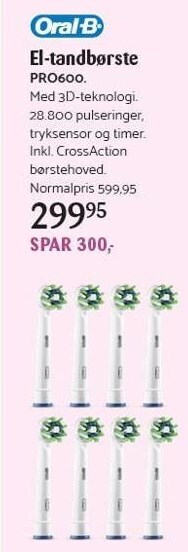 Kop & Kande Oral-b el-tandbørste tilbud