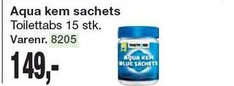 Harald Nyborg Aqua kem sachets tilbud
