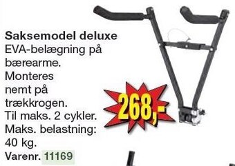Harald Nyborg Cykelholder saksemodel deluxe tilbud