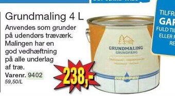 Harald Nyborg Grundmaling 4 l tilbud