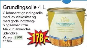 Harald Nyborg Grundingsolie 4 l tilbud