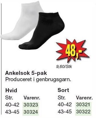 Harald Nyborg Ankelsok 5-pak tilbud