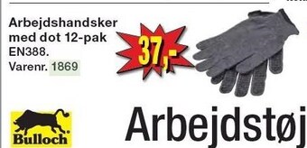 Harald Nyborg Arbejdshandsker med dot 12-pak tilbud