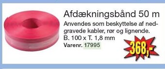 Afdækningsbånd 50 m