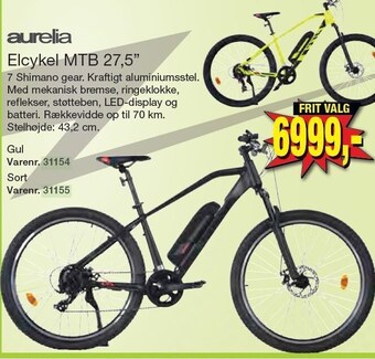 Harald Nyborg Aurelia elcykel mtb 27,5 tilbud