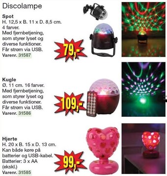 Harald Nyborg Discolampe tilbud