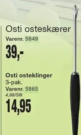 Harald Nyborg Osti osteskærer eller osti osteklinger tilbud