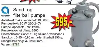 Harald Nyborg Avenli sand- og filterball pumpe tilbud