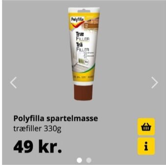 Polyfilla spartelmasse