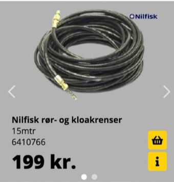 10-4 Byggecenter Nilfisk rør-/kloakrenser tilbud
