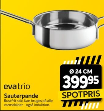 Din Isenkræmmer Eva trio sauterpande tilbud