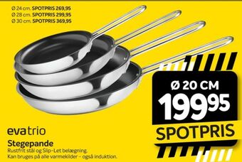 Din Isenkræmmer Eva trio stegepande tilbud