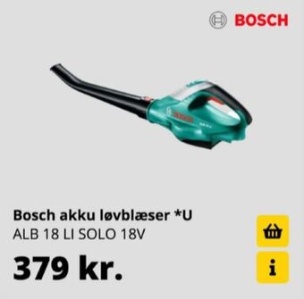 10-4 Byggecenter Bosch løvblæser tilbud