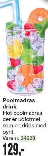 Harald Nyborg Poolmadras drink tilbud