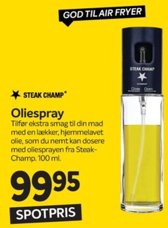 Steak champ oliespray