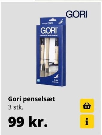10-4 Byggecenter Gori penselsæt tilbud