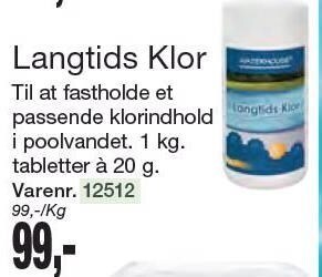 Harald Nyborg Langtids klor tilbud