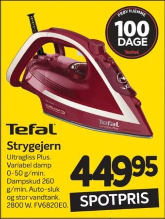 Din Isenkræmmer Tefal strygejern tilbud