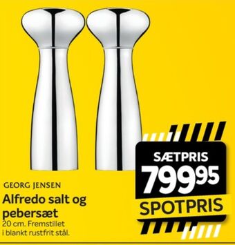 Din Isenkræmmer Georg jensen salt og peber-sæt tilbud