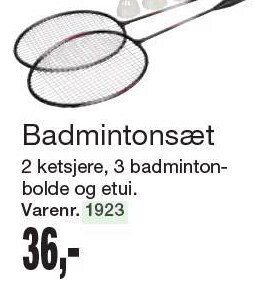 Harald Nyborg Badmintonsæt tilbud