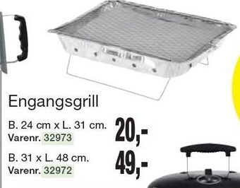 Harald Nyborg Engangsgrill tilbud