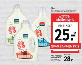 SPAR Biotex tilbud