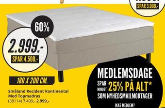 My Home Småland recident kontinental med topmadras tilbud