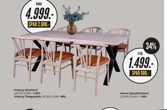 My Home Devon spisebordsstol tilbud