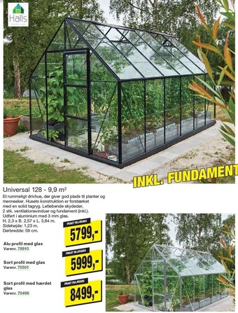 Harald Nyborg Universal 128 - 9,9 m2 tilbud