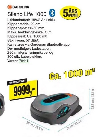 Harald Nyborg Gardena sileno life 1000 tilbud