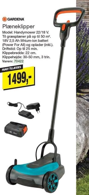 Harald Nyborg Gardena plæneklipper tilbud