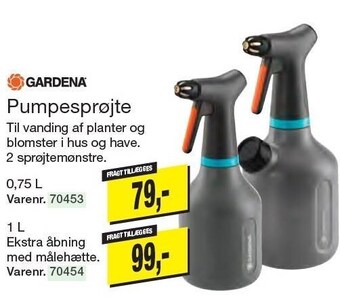 Harald Nyborg Gardena pumpesprøjte tilbud