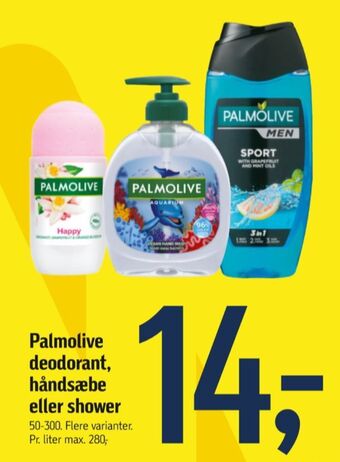Føtex Palmolive flydende sæbe tilbud
