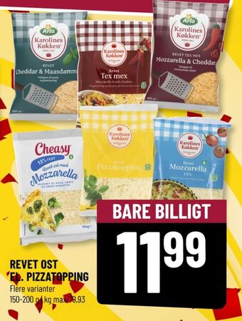 Løvbjerg Karolines revet ost mozzarella & cheddar tilbud