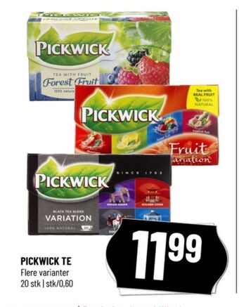 Løvbjerg Pickwick tebreve tilbud
