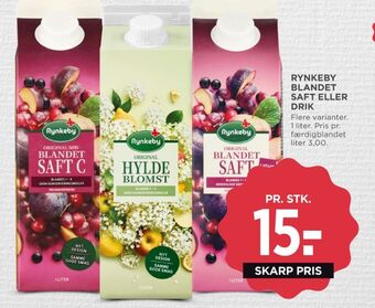 MENY Blandet saft c konc. frugtsaft tilbud