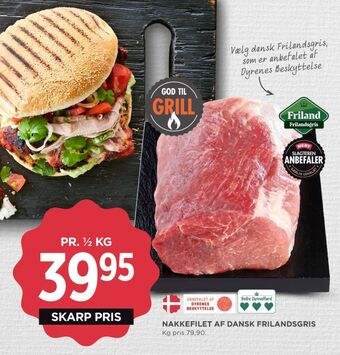 MENY Friland frilandsgris nakkefilet tilbud