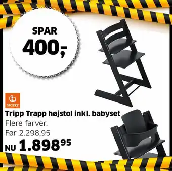STOKKE Tripp Trapp højstol inkl. babyset