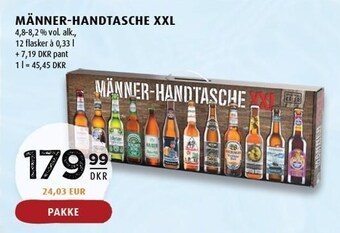 Scandinavian Park Männer-handtasche xxl tilbud