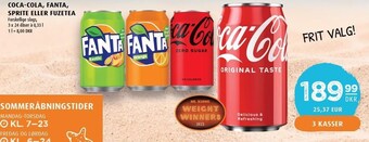 Scandinavian Park Coca-cola, fanta, sprite eller fuzetea tilbud