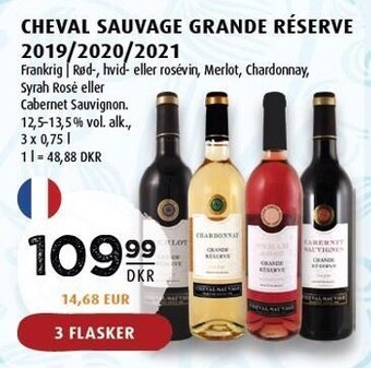 Cheval sauvage grande réserve 2019/2020/2021