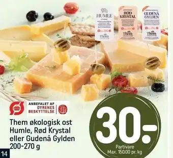 REMA 1000 Them økologisk ost tilbud