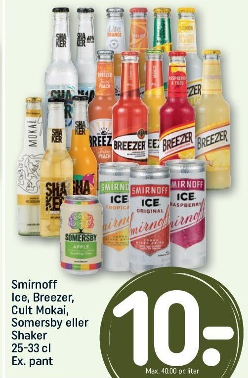 smirnoff ice breezer
