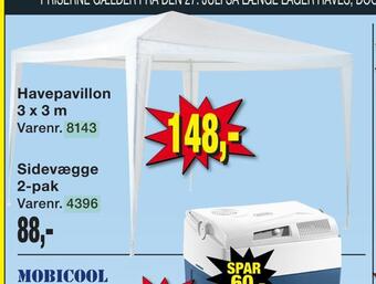 Harald Nyborg Havepavillon 3 x 3 m tilbud