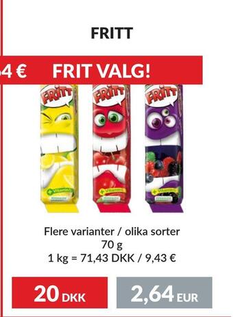 Nielsen's Discount Fritt tilbud