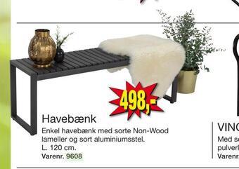 Harald Nyborg Havebænk tilbud