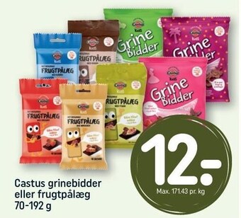 REMA 1000 Castus grinebidder eller frugtpålæg tilbud