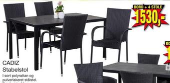 Harald Nyborg Bord + 4 stole tilbud