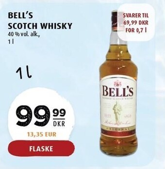 Scandinavian Park Bell's scotch whisky tilbud